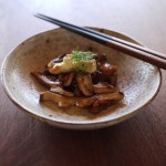 椎茸の梅おかか炒め
