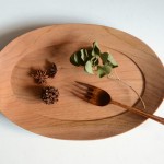 高塚和則　くるみオーバル皿