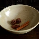 田谷直子　灰釉8寸鉢