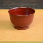 蜂谷隆之　百福オリジナル汁椀　朱