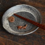 角掛政志　刷毛目6寸皿