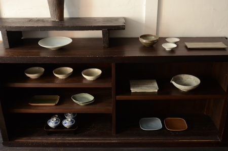 魚の器展　3日目　店内の様子