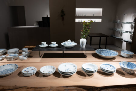 「清水なお子展」の器並びました